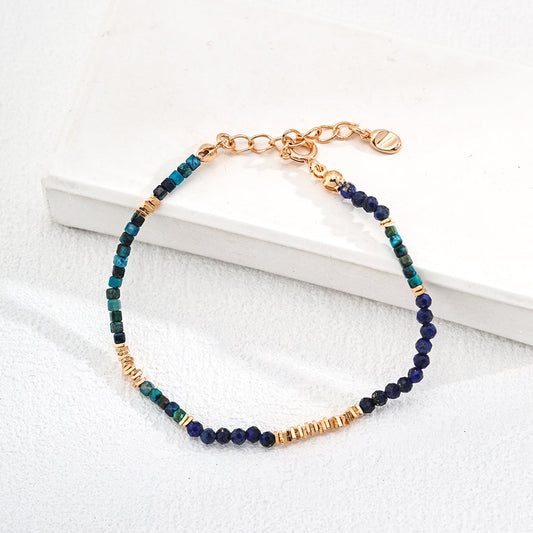 Gold Plated Sterling Silver Vintage Lapis Lazuli Necklace